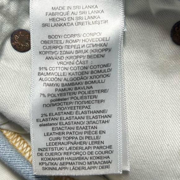 Polo Ralph Lauren The Tompkins Skinny Crop Size 28 - Picture 13 of 16